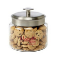 Glass Cookie Jar - Mini Chocolate Chip Cookies (48 oz.)